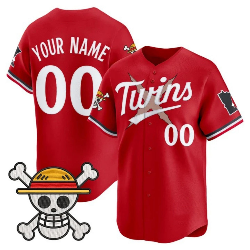 Custom Minnesota Twins x One Piece Red MWATKINS Vapor Premier Limited Jersey - Stitched