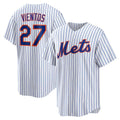 New York Mets #27 Mark Vientos White MWATKINS Home Replica Jersey