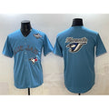 Toronto Blue Jays Team Big Logo Blue MWATKINS 2025 World Series Home Cool Base Stitched Jersey
