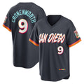 San Diego Padres #9 Jake Cronenworth Obsidian MWATKINS 2026 City Connect Stadium Jersey