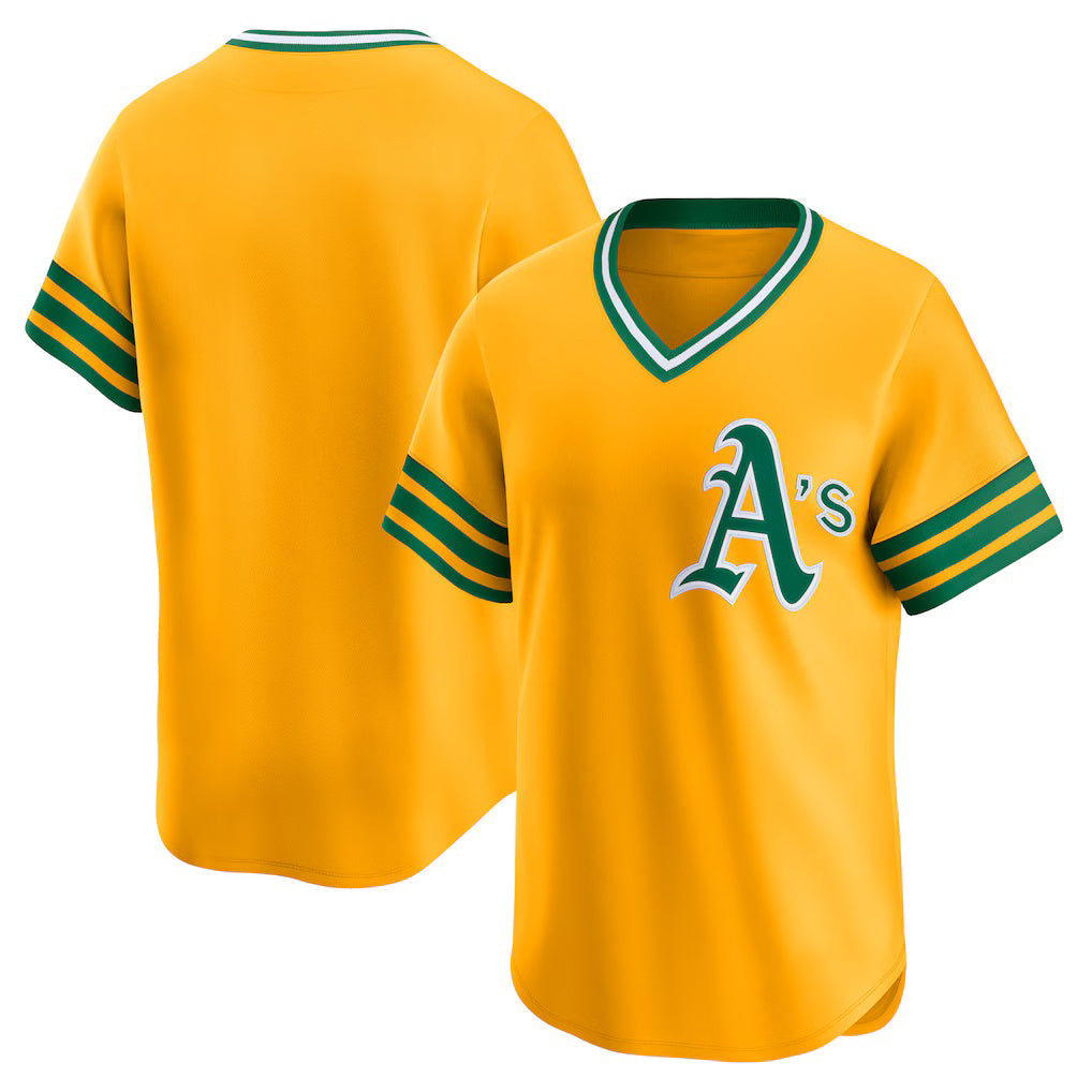Oakland Athletics Gold MWATKINS Cooperstown Collection Limited Jersey