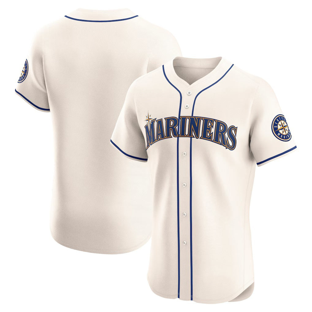 Seattle Mariners Cream MWATKINS Alternate Elite Jersey