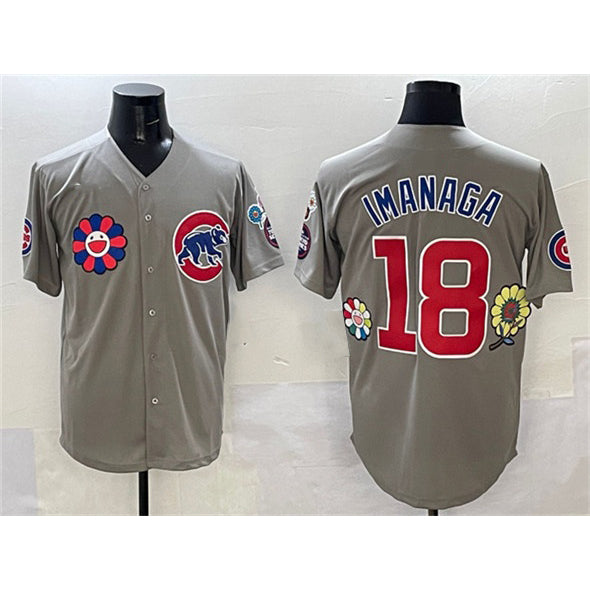 Chicago Cubs #18 Sh¨­ta Imanaga Gray MWATKINS 2025 Tokyo Series Limited Stitched Jersey