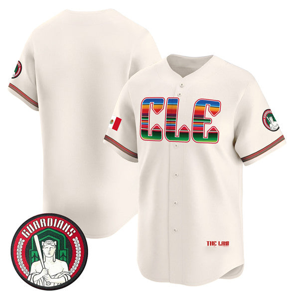 Cleveland Guardians Blank Cream MWATKINS Mexico Vapor Premier Limited Stitched Jersey