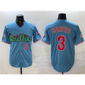 Philadelphia Phillies #3 Bryce Harper Light Blue MWATKINS Phanatic Limited Stitched Jersey