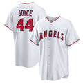 Los Angeles Angels #44 Ben Joyce White MWATKINS Home Replica Jersey