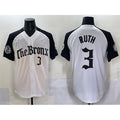 New York Yankees #3 Babe Ruth White Black MWATKINS 'Gothic Legacy Edition' Vapor Premier Limited Stitched Jersey