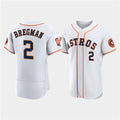 Houston Astros #2 Jose Altuve White MWATKINS 60th Anniversary Flex Base Stitched Jersey