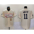 New York Yankees #11 Anthony Volpe Cream MWATKINS Limited Stitched Jerseys