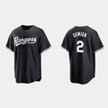 Texas Rangers #2 Marcus Semien Black MWATKINS Cool Base Stitched Jersey