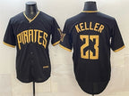 Pittsburgh Pirates #23 Mitch Keller Black MWATKINS 2026 City Connect Stadium Stitched Jersey