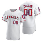 Custom Los Angeles Angels White MWATKINS 2020 Stitched Flex Base Jersey