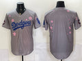 Los Angeles Dodgers Blank Grey MWATKINS 2025 Tokyo Series Limited Stitched Jersey