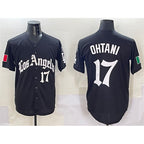 Los Angeles Dodgers #17 Shohei Ohtani Black MWATKINS Mexico 2025 LA Gothic Style With Fernando Patch Vapor Premier Limited Stitched Jersey