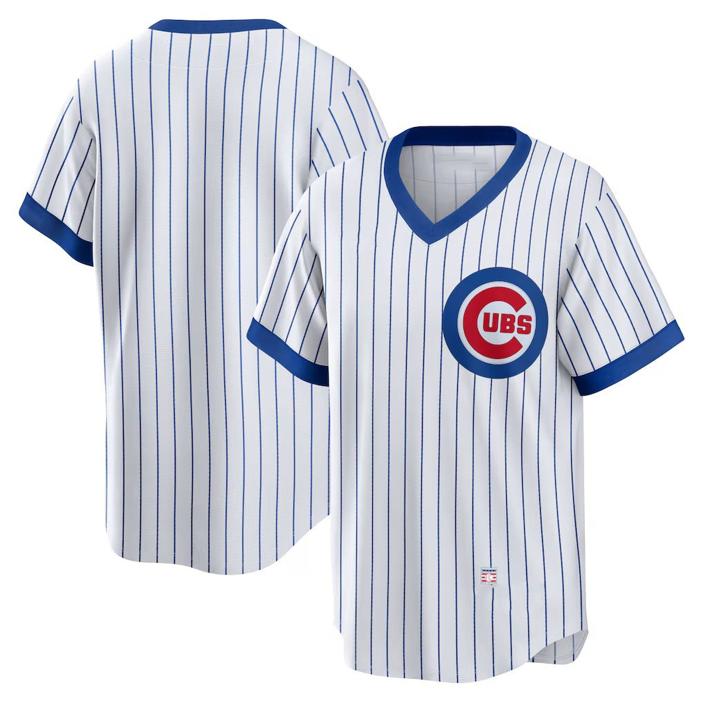Chicago Cubs White MWATKINS Home Cooperstown Collection Team Jersey