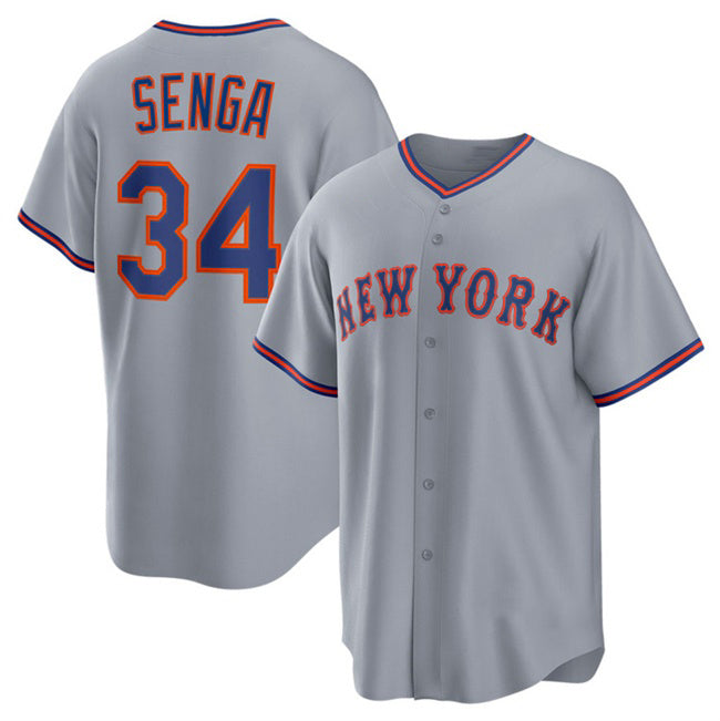 New York Mets #34 Kodai Senga Gray MWATKINS 2025 Limited Stitched Jersey