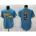 Milwaukee Brewers #2 Brice Turang Powder Blue MWATKINS City Connect Cool Base Stitched Jersey