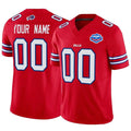 Custom B.Bills Active Player Red MWATKINS 2025 F.U.S.E. With Farewell Patch Vapor Untouchable Limited Stitched Jersey