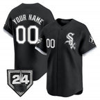 Custom Chicago White Sox 2024 Spring Training Patch Vapor Premier Limited Jersey ¨C Black MWATKINS