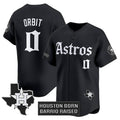 Houston Astros #0 Orbit Black MWATKINS 'Gothic Edition' Vapor Limited Stitched Jersey