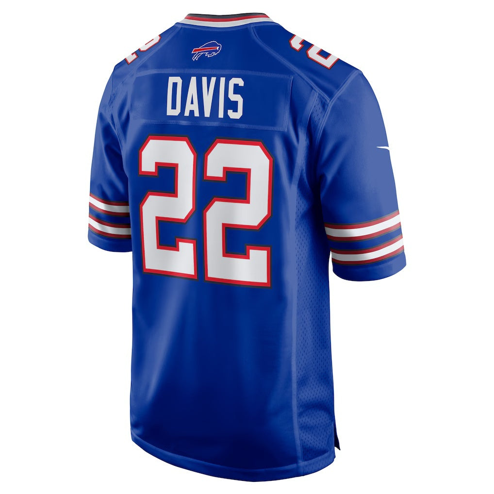 B.Bills #22 Ray Davis Royal MWATKINS Game Jersey