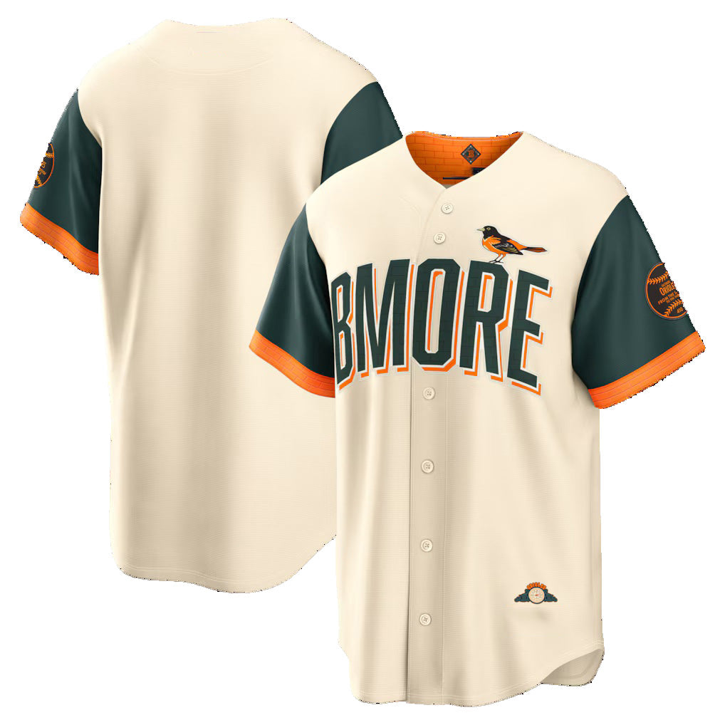 Baltimore Orioles Natural MWATKINS 2026 City Connect Stadium Jersey
