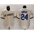 Los Angeles Dodgers #24 Kobe Bryant Cream MWATKINS 2024 City Connect Limited Stitched Jersey