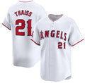 Los Angeles Angels #21 Matt Thaisse White MWATKINS Home Limited Stitched Jersey
