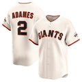 San Francisco Giants #2 Willy Adames Cream MWATKINS Home Limited Player Jersey