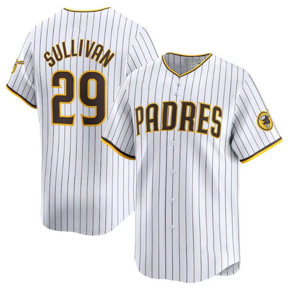 San Diego Padres #29 Brett Sullivan White MWATKINS 2024 Home Limited Stitched Jersey