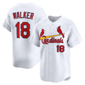 St. Louis Cardinals #18 Jordan Walker White MWATKINS Home Limited Player Jersey