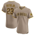 San Diego Padres #23 Fernando Tatis Jr. Khaki MWATKINS Sand Elite Jersey