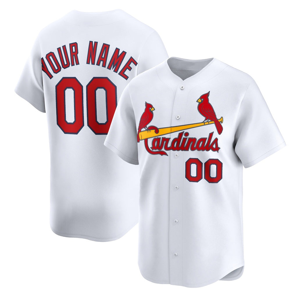 Custom St. Louis Cardinals White MWATKINS Home Limited Jersey