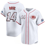Cincinnati Reds #14 Pete Rose White MWATKINS 2025 Speedway Classic Home Limited Stitched Jersey