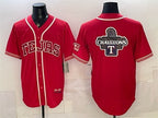 Texas Rangers Team Big Logo Red MWATKINS 2026 City Connect Stadium Stitched Jerseys