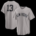 New York Yankees #13 Jazz Chisholm Jr. Gray MWATKINS Road Replica Jersey 2