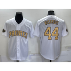 San Diego Padres #44 Joe Musgrove White MWATKINS 2022 All Star Stitched Cool Base Jersey
