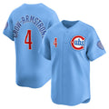Chicago Cubs #4 Pete Crow-Armstrong Light Blue MWATKINS Alternate Limited Player Jersey