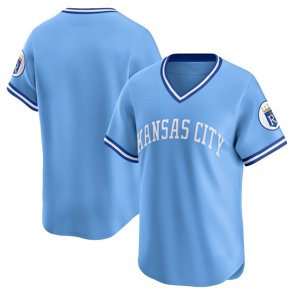 Kansas City Royals Light Blue MWATKINS Cooperstown Collection Limited Jersey