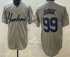 New York Yankees #99 Aaron Judge Grey MWATKINS Limited Jersey