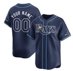 Custom Tampa Bay Rays Active Player Navy MWATKINS Away Limited Stitched Jersey