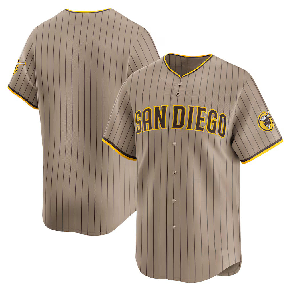 San Diego Padres Khaki MWATKINS Alternate Limited Jersey