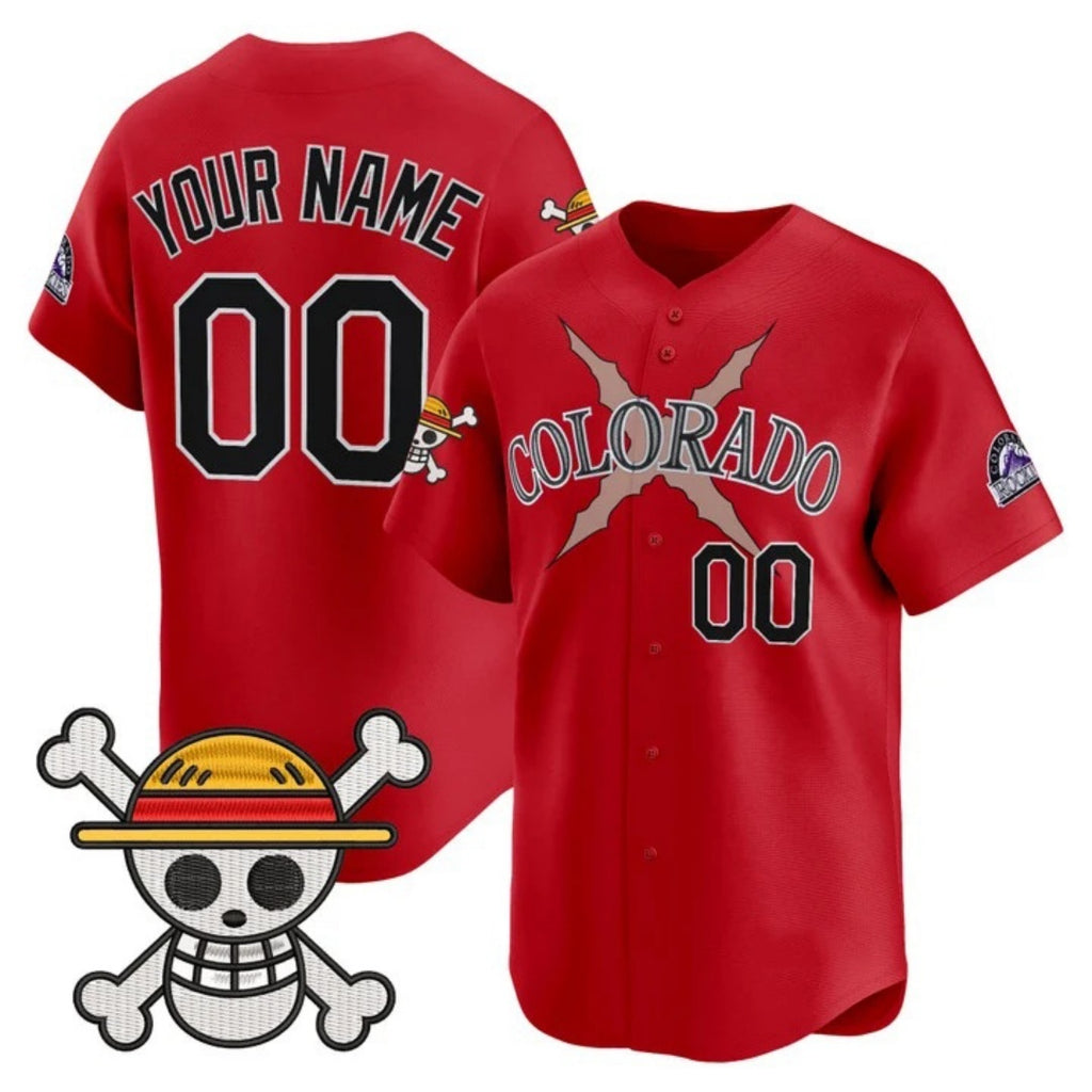 Custom Colorado Rockies x One Piece Red MWATKINS Vapor Premier Limited Jersey - Stitched