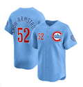 Chicago Cubs #52 Pete Crow-Armstrong 2024-25 Blue MWATKINS 2nd Alternate Limited Stitched Jersey