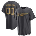 Custom Minnesota Twins Active Player Charcoal MWATKINS 2022 All-Star Cool Base Stitched Jersey