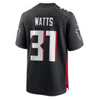 A.Falcons #31 Xavier Watts Black MWATKINS Team Game Jersey