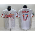 Los Angeles Dodgers #17 Shohei Ohtani White MWATKINS Mexico Cool Base Stitched Jersey