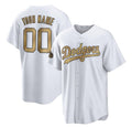 Custom Los Angeles Dodgers Active Player White MWATKINS 2022 All-Star Cool Base Stitched Jersey