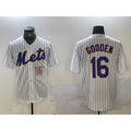 New York Mets #16 Dwight Gooden White MWATKINS Cool Base Stitched Jerseys