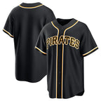 Pittsburgh Pirates Blank Black MWATKINS Out Stitched Jersey